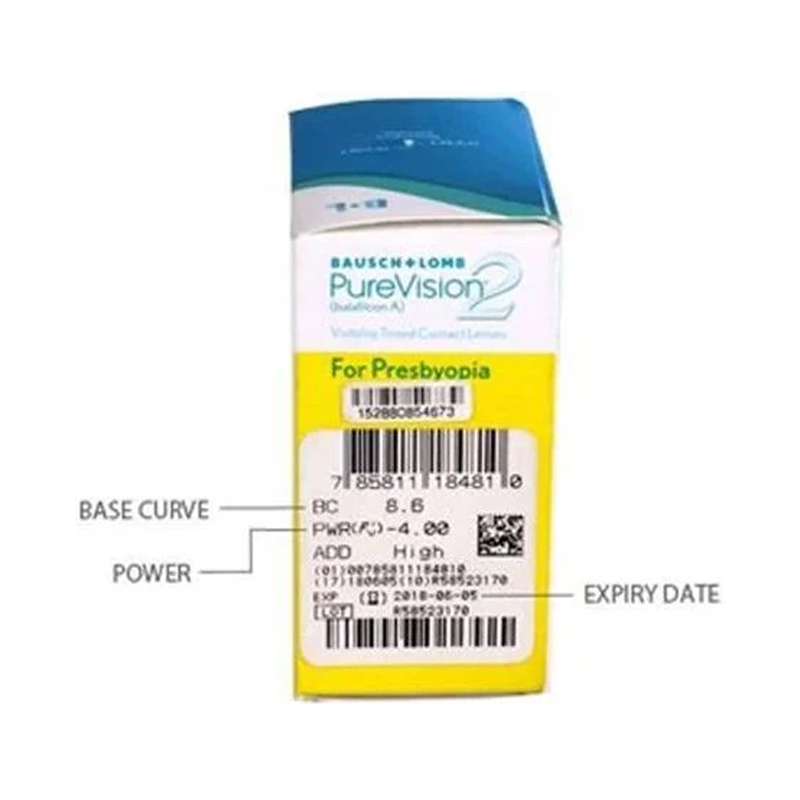 Pure Vision 2 Multifocal 6-Lens Pack-(PV2) 2