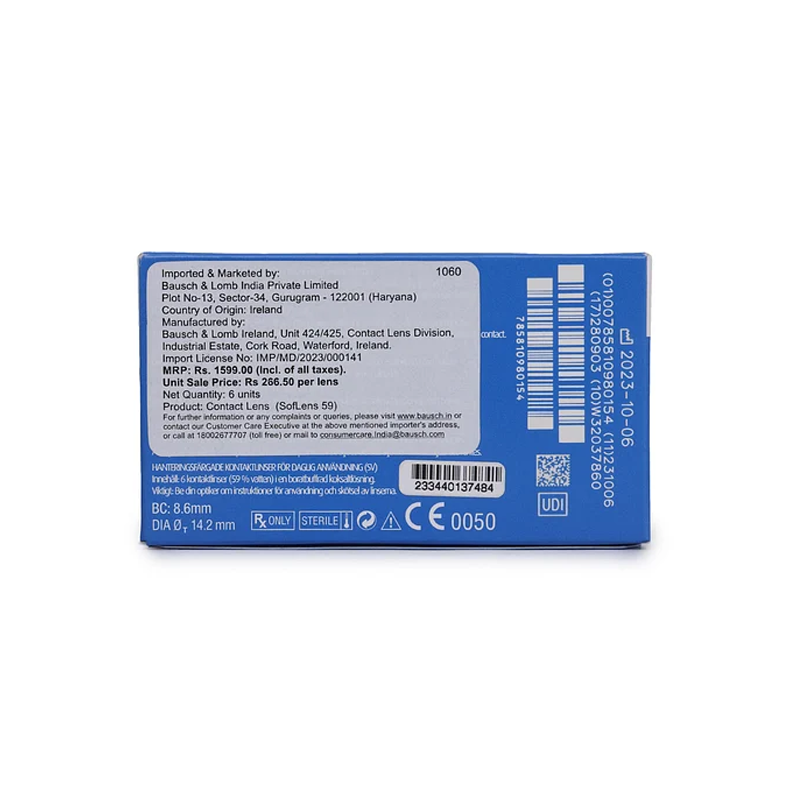 Soflens 59 – 6 Lens Pack 3